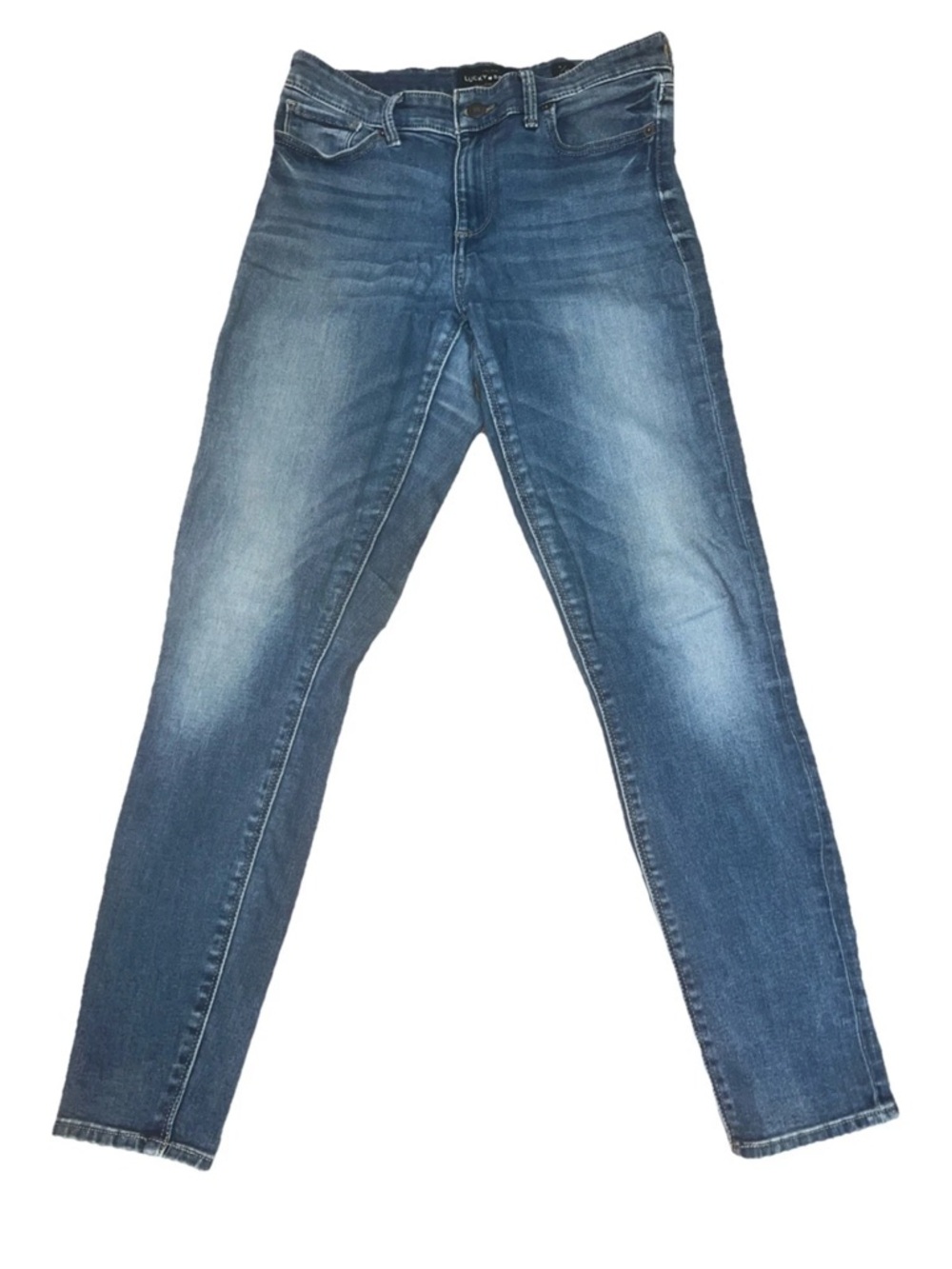 Lucky Brand Mid Rise Skinny Ava Blue Jeans Size 4/27 Ankle Denim